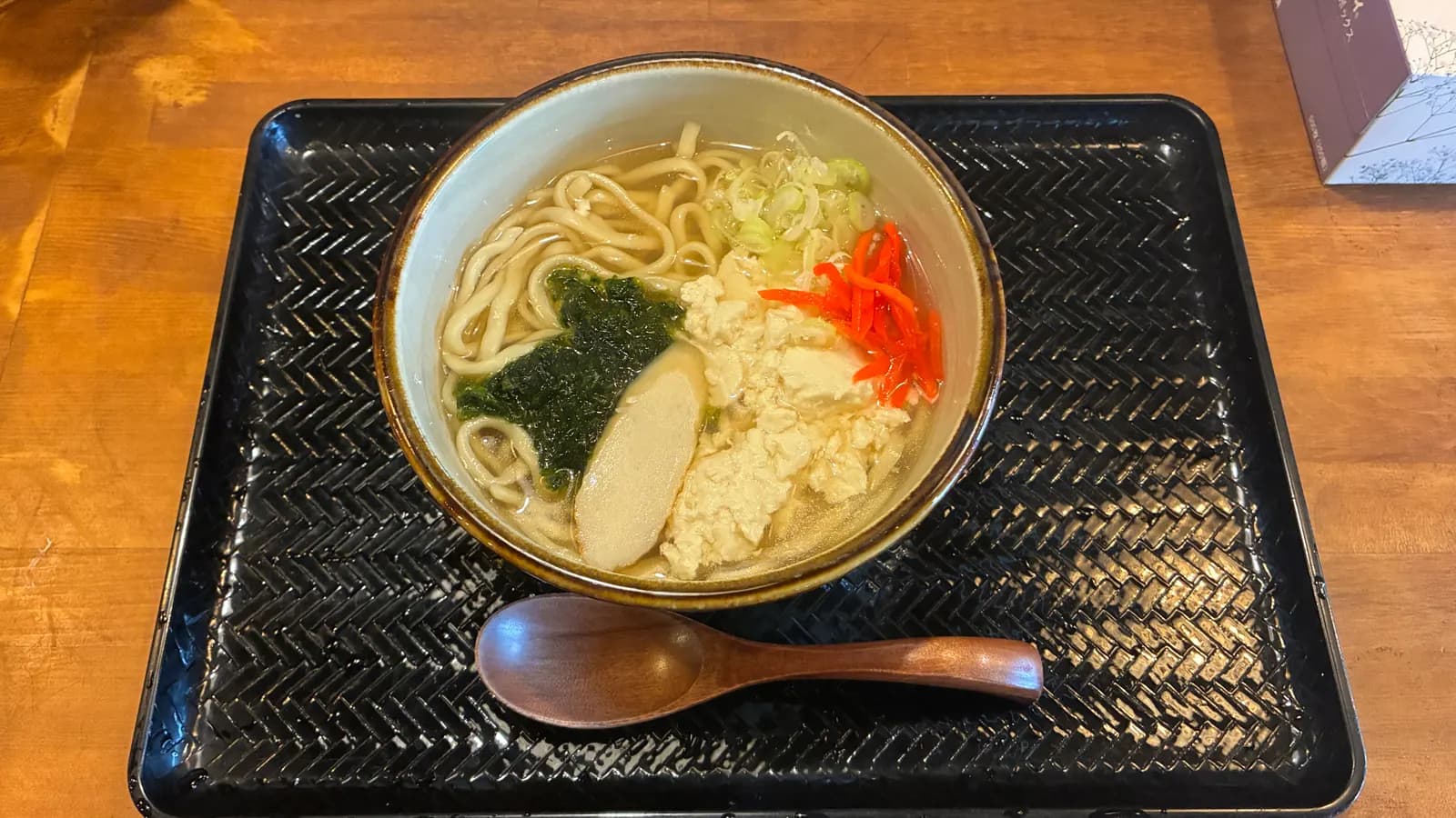 ゆし豆腐そばのランチ